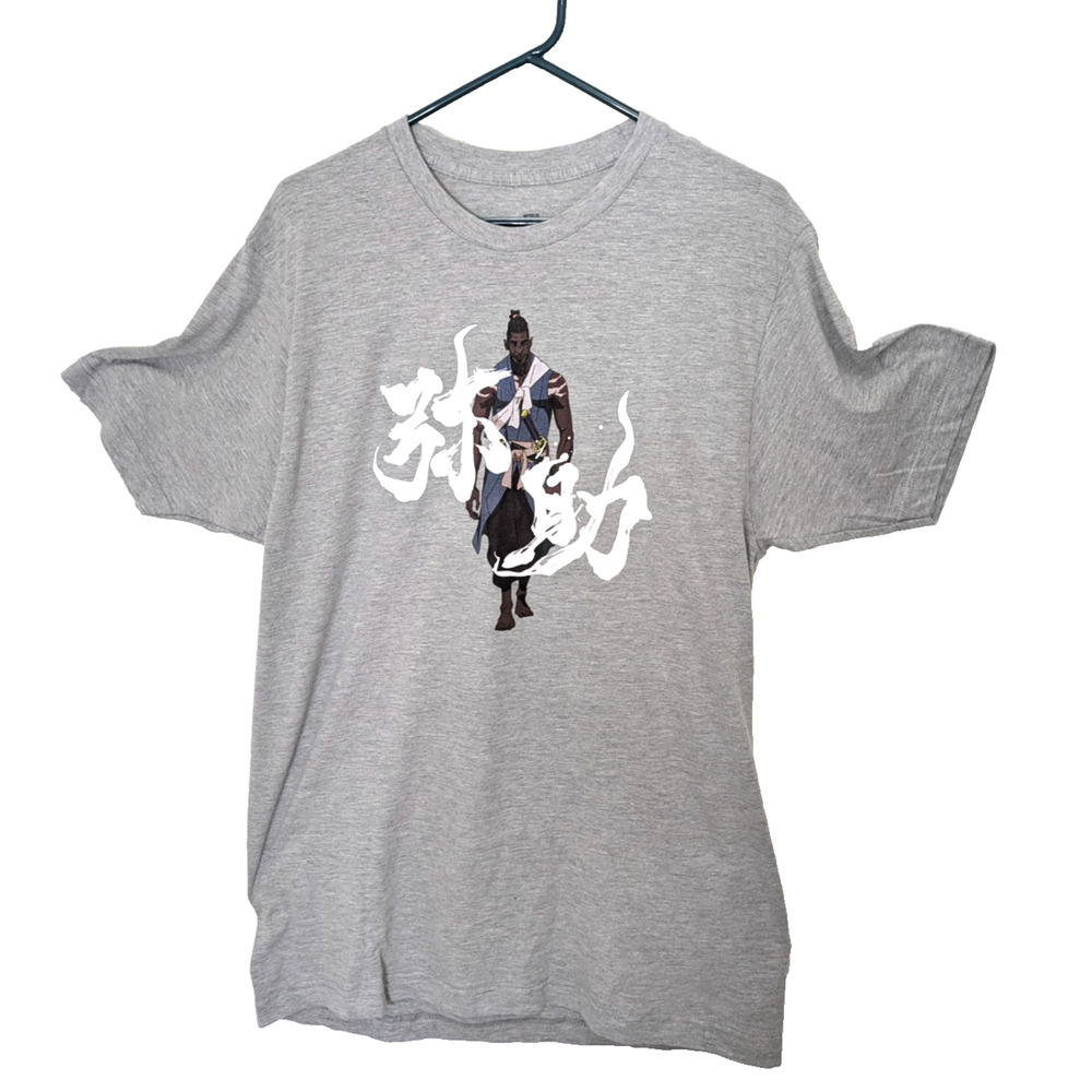 Yasuke Black Samurai Limited Edition Tee Shirt Gray Large Anime Netflix